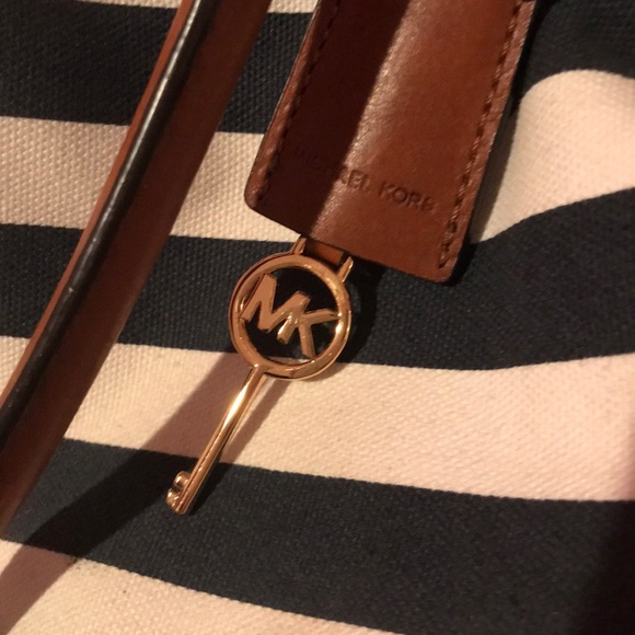 Michael Kors Canvas Nautical Hamilton Tote